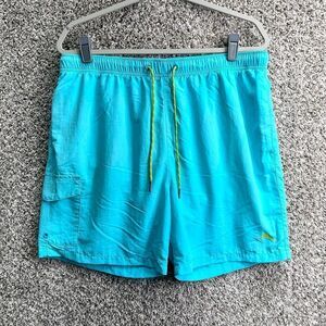 Tommy Bahama Swim Trunks Men’s Large Relax Blue Nylon 6”